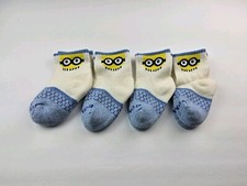 Bombas Toddler Minions Socks Lot Of 4 Pairs Size T