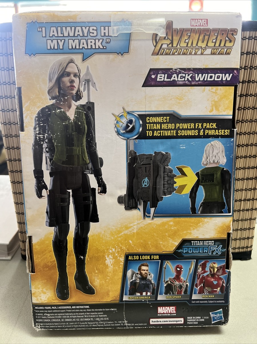 Black Widow Marvel Titan Fx Pack Black Widow Titan Series Power Fx