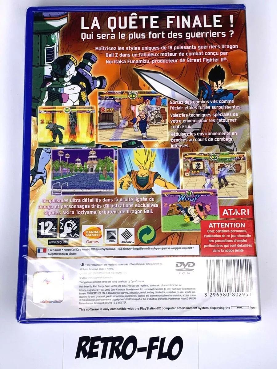 RARE Dragon Ball Z Budokai Tenkaichi 3 Sony PlayStation PS2 VIDEO GAME FREE  SHIP 742725275577