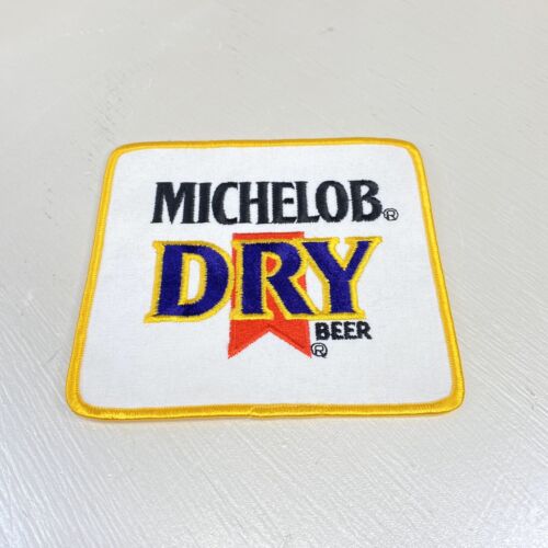 Michelob Dry Discontinued BEER Embroidered Patch For Shirt Jacket Vest - 第 1/3 張圖片
