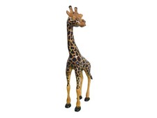 11" wooden giraffe handmade giraffe statue decoration animal loversgift giraffe