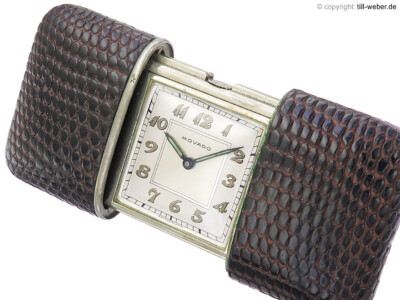 Movado ''Ermeto'' Reiseuhr ca. 1945