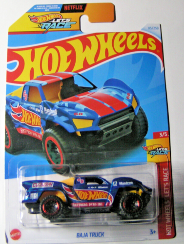 Hot Wheels - Baja Truck - Long Card - Hot Wheels Let's Race 2024 - HTC09
