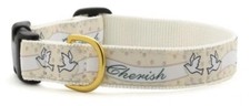 Up Country Dog Collar, Love & Cherish, Adjustable Made In USA, XS S M XL XXL