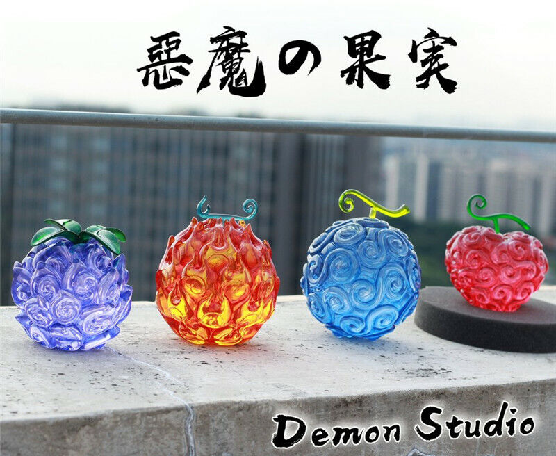 Devil Fruit Yami Yami no Mi Demon Studio Recast One Piece Resin Transparent