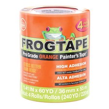 Grade Orange 1.41 in. x 60 yd. Painters Tape, 4 Pack, 240 Yards Total