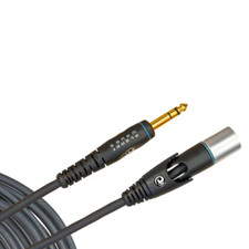 Cable de altavoz serie personalizada enchapado en oro D'Addario Planet Waves, XLR macho a 1/4