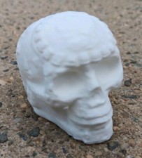 Aztec Death Whistle - 3D Printed - Very Loud, White Color, Halloween Toy   