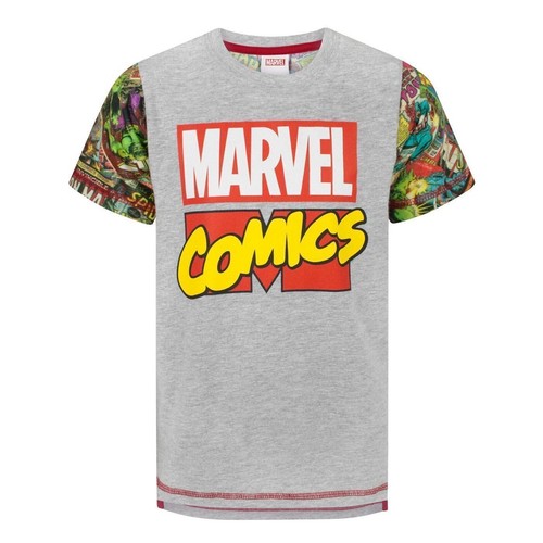 T-shirt Marvel Garçon - Gardiens De La Galaxie Cosmo Space Dog, Gris Mélange, Taille 14 Ans, 100% Coton, Officiel Marvel