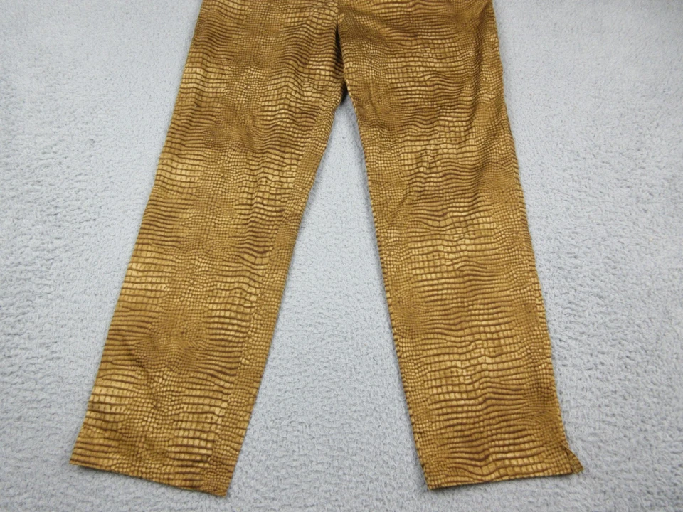 Pantalones chinos informales Lauren Ralph Lauren para mujer 8 pequeñas escalas marrones 26X25 Foto 2 de 4