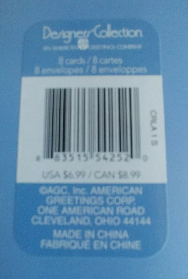 Sobres de tarjetas de notas American Greetings 3-D Thank You caja de tren Choochoo 8 Foto 3 de 3