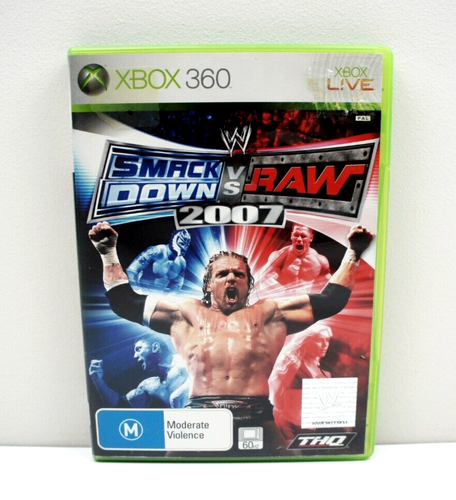 WWE Smackdown Vs Raw 2007 Xbox 360 Game Wrestling - Free Postage