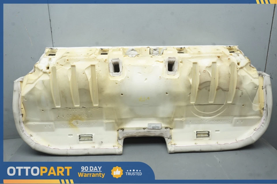 BMW F06 650i Gran Coupé 2013-2017 asiento inferior trasero banco cubierta de cuero OEM Foto 4 de 4