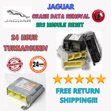 JAGUAR SRS RESTRAINT MODULE CRASH DATA REMOVAL RESET REPAIR SERVICE