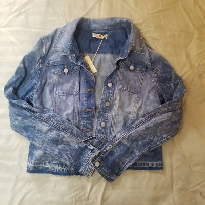 RED Jeans NYC Blue Vintage Wash Denim Jean Jacket Vintage Comfort Fashion XXL