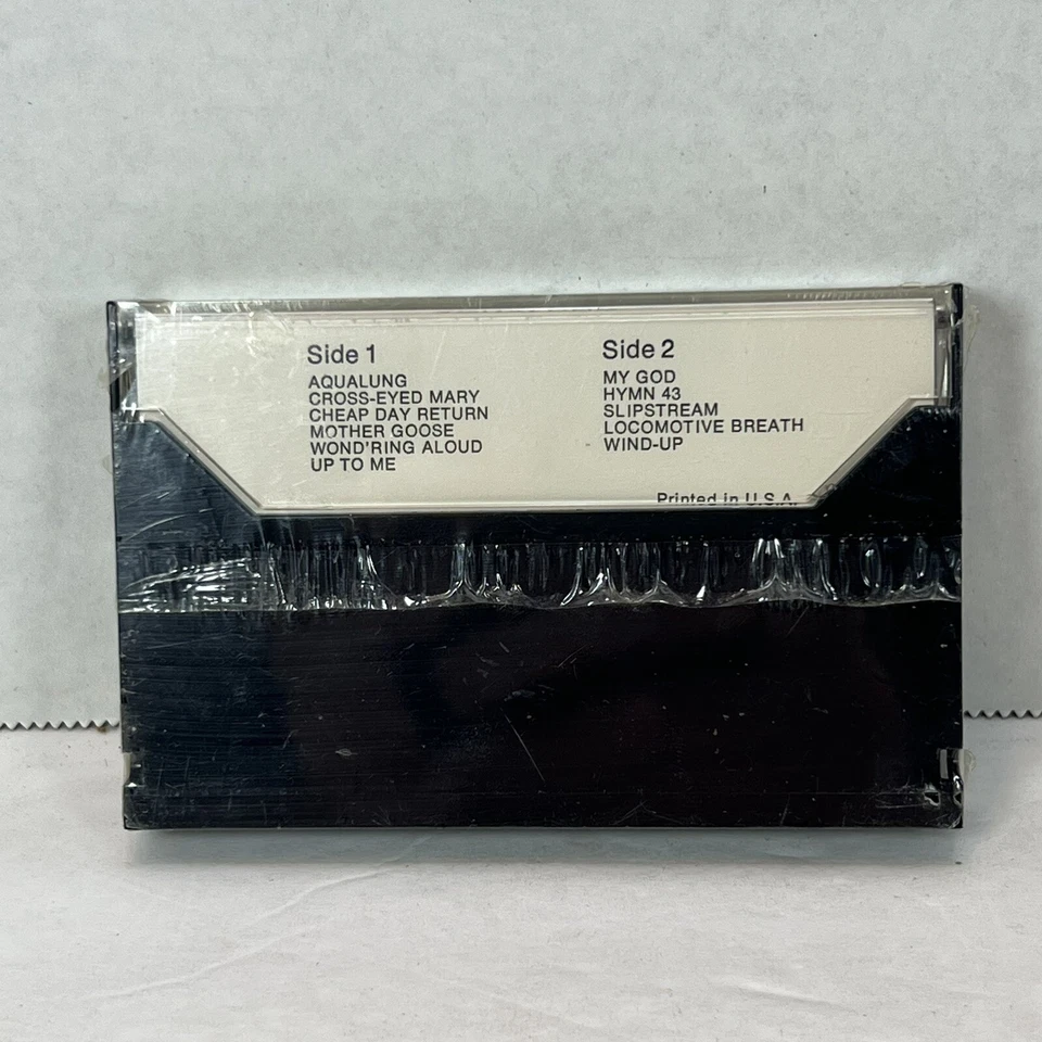 JETHRO TULL AQUALUNG CASSETTE TAPE NEW SEALED NO BARCODE M 52035 C 104375 - Image 2 of 4