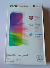 NEW ZAGG InvisibleShield Glass Elite VisionGuard for Samsung Galaxy S21 FE 5G