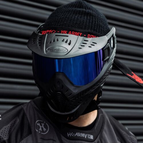 HK Army HSTL Paintball Brille Maske mit Anti-Beschlag Thermolinse - schwarze Eis Linse - Bild 2 von 8