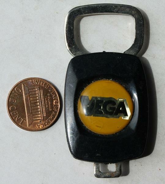 Chevrolet Motor Car Company Chevy Vega Hard Plastic Keychain COOL VTG +