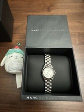 Marc by Marc Jacobs Henry Dinky Silver Dial Stainless Steel Ladies Watch MBM3198