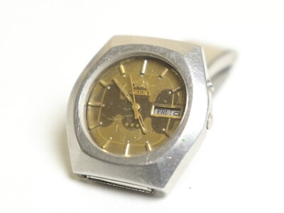 Vintage Orient Crystal G469655-6G CA Auto Watch Patterned Dial Perfect Condition