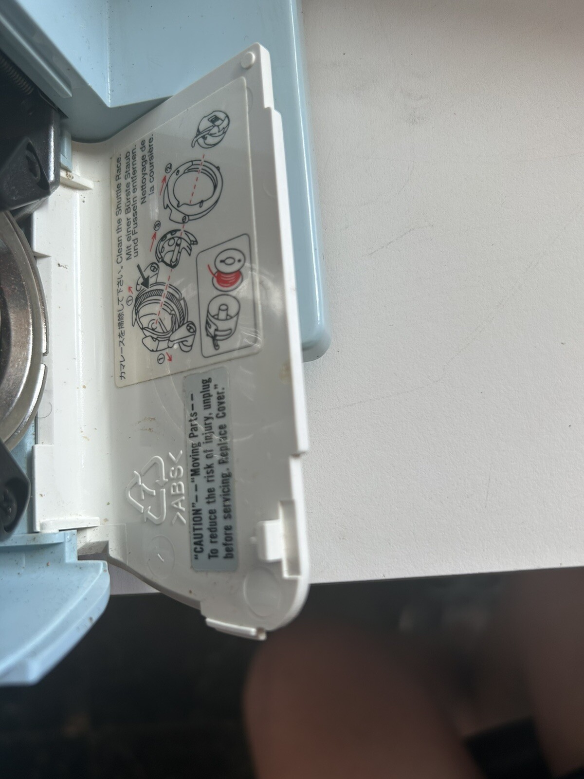 Sears Kenmore Mini Ultra Sewing Machine, Baby Blue Model 385 11206300