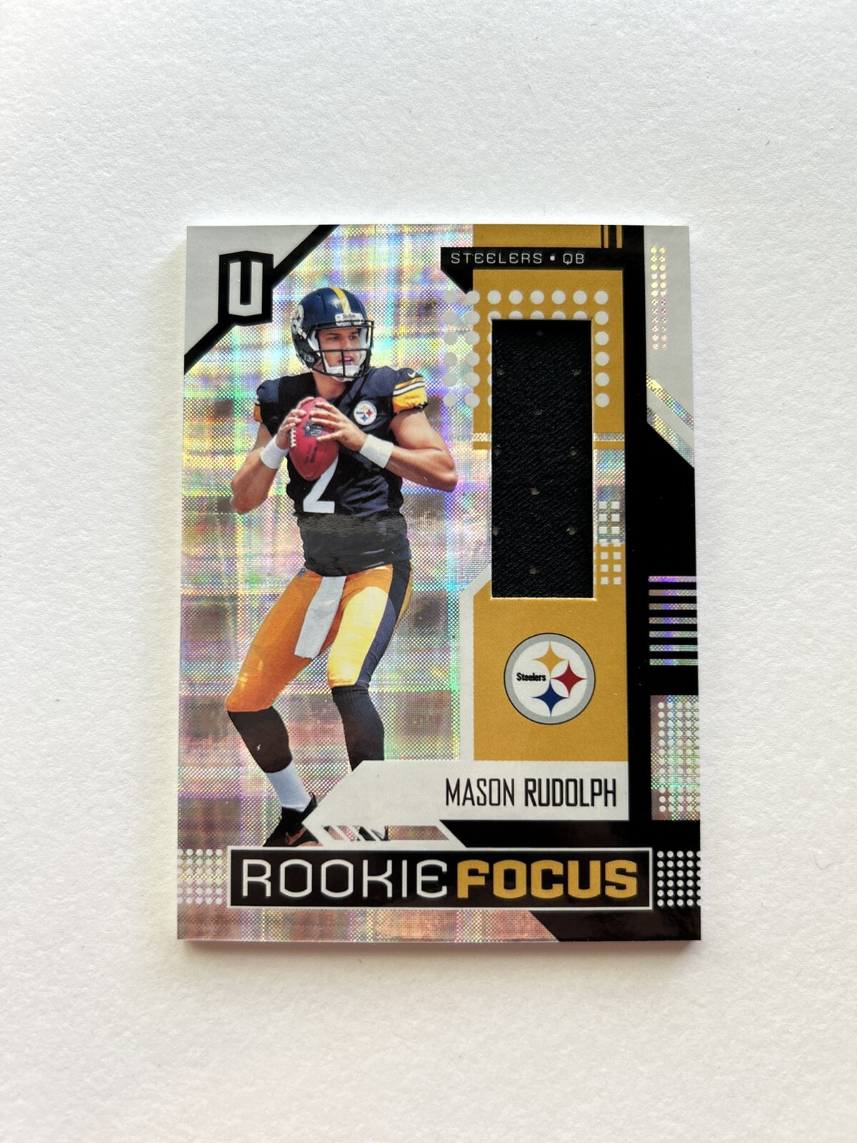 Mason Rudolph Panini Unparalleled Rookie Jersey Autographs #MR Base