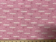 NFL DALLAS COWBOYS football, MINI Pink, 1/4 yard 9 x 57 100 Cotton Fabric