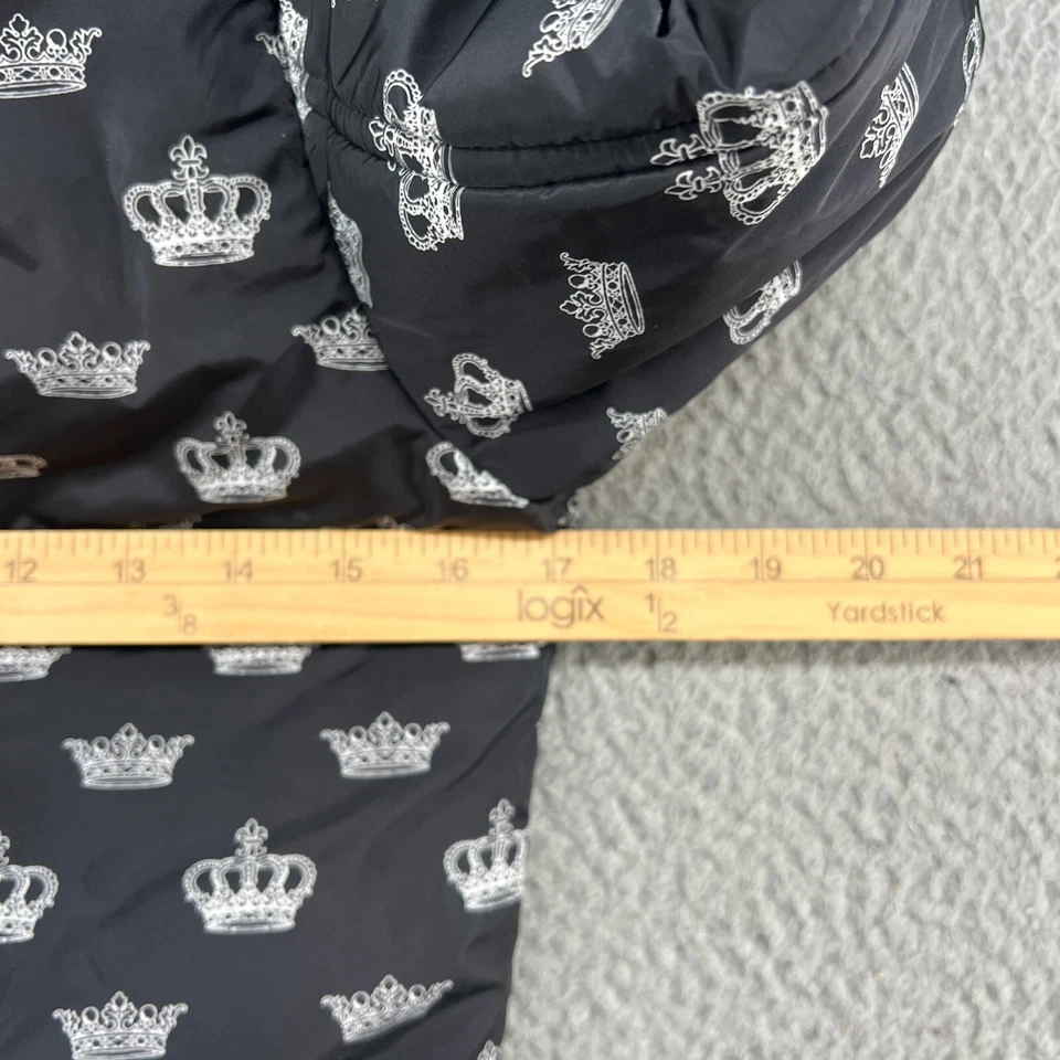 Dolce Gabbana Chaqueta Niñas 7/8 Negro Blanco Cremallera Completa Exterior Sudadera con Capucha Abrigo Foto 3 de 4