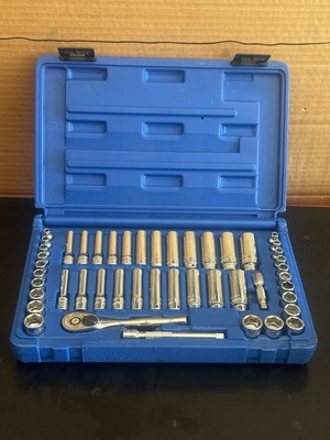 Cornwell Tools TS047SSFT 47 Piece 1/4  Drive Set, 6 Pt with Fine Tooth Ratchet