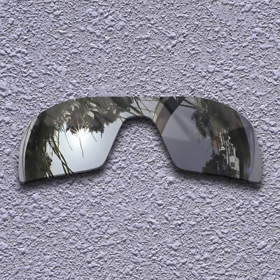 US Silver Titanium Replacement Lenses For-Oakley Oil Rig  Polarized