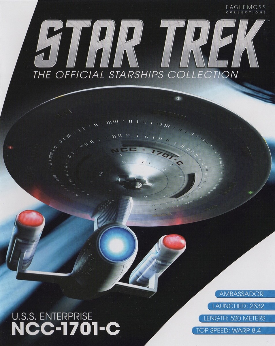 Startrek NCC-1701-C Eaglemoss avec magazine - Très rare et en parfait