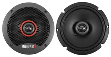 Pair MB QUART FKB116S 6.5" 240 Watt Slim Shallow Mount Car Audio Speakers