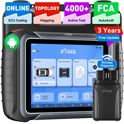 XTOOL D8W 2.0 KFZ OBD2 Diagnosegerät Bidirectional Scanner ALL SYSTEM ECU Coding