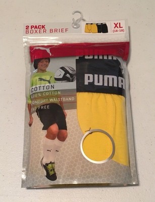 puma yellow underwear