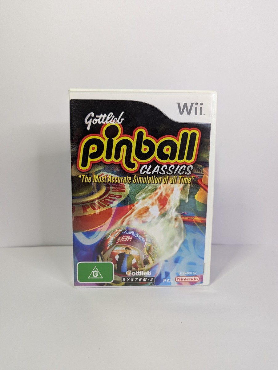 Wii - Wii★GOTTLIEB PINBALL CLASSICS 海外版 Gottlieb Pinball Classics (Wii) Nintendo Wii PAL Version