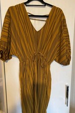 And/Or Mustard Maxi Dress Size 12 BNWT Stunning RRP £89