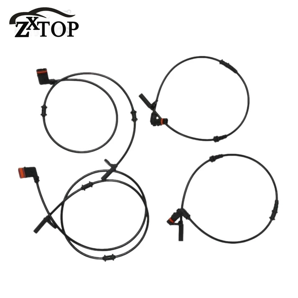 Sensores de velocidad de rueda ABS delanteros y traseros 4 piezas para Mercedes-Benz SLK250 SLK300 SLK350 Foto 2 de 4