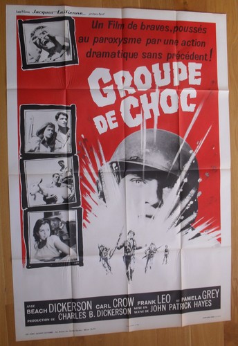 82ND MARINES ATTACK war original LARGE french movie poster '64