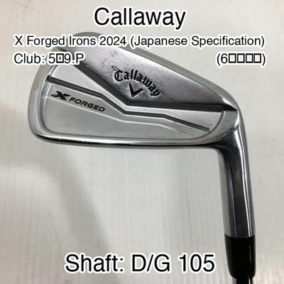 Callaway X Forged Irons 2024 (JDM) 5-9.P (6pcs) Iron Set 選 D/G