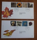 Great Britain: QEII - Millennium Series Nos. 8 & 9 - 2000 FDC's + Inserts