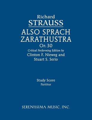 Also sprach Zarathustra, Op.30 | Study score | Richard Strauss | Taschenbuch