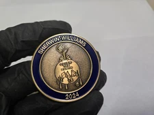 2024 Sherwin Williams Challenge Coin Department of the Navy 2" Cover the EARTH
