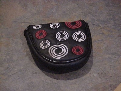 Demo -ODYSSEY MALLET PUTTER Head Cover -mint- Magnetic Closure