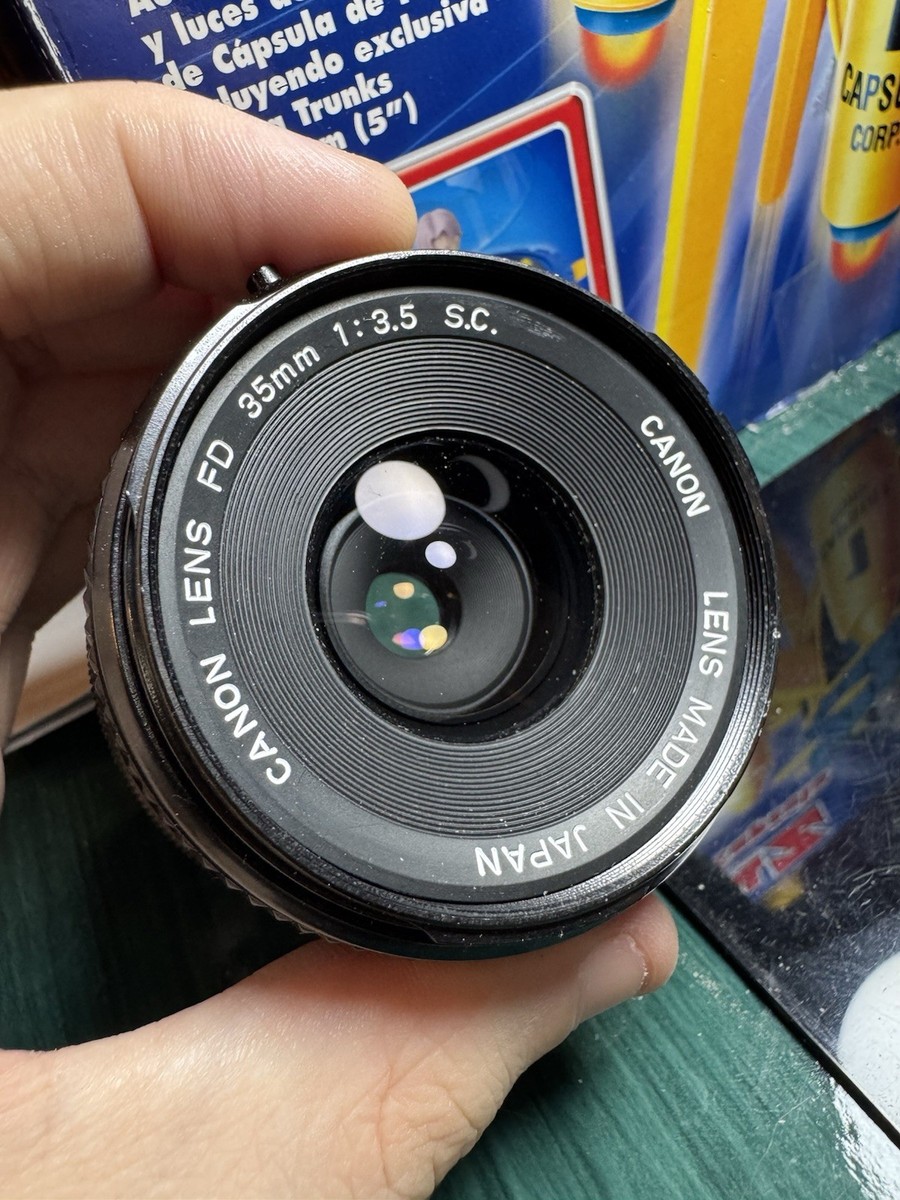 CANON FD 35mm f/3.5 レンズ Canon FD 35mm F/3.5 S.C. Wide Angle MF Lens | eBay