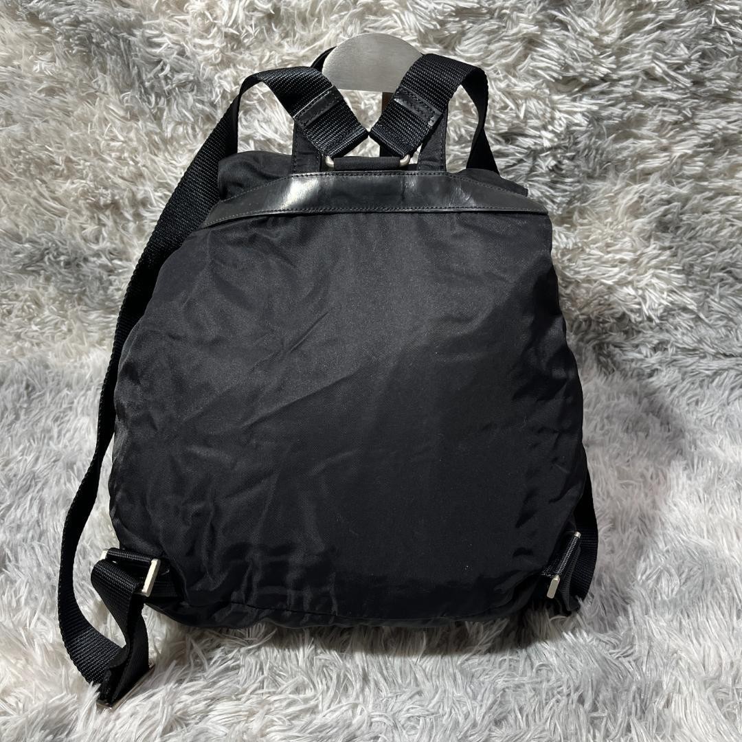 PRADA Backpack Triangle Logo Nylon from japan thumbnail 5