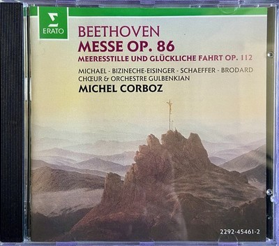 Beethoven: Messe Opus 86/Kantate Opus 112 - Michel Corboz CD 1990 Erato