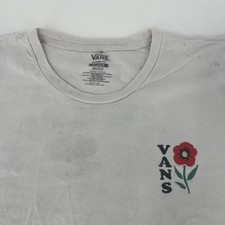 Vans Off The Wall T-Shirt - Mens XL Classic Fit White Tee - Made in USA
