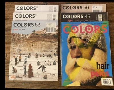 Benetton Colors Magazine 5 Issues: #45, #50, #53, #57, #60 | eBay