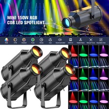 10PCS 150W Spot Beam Stage Lighting COB Spotlight DMX RGB Bar Party DJ Disco KTV